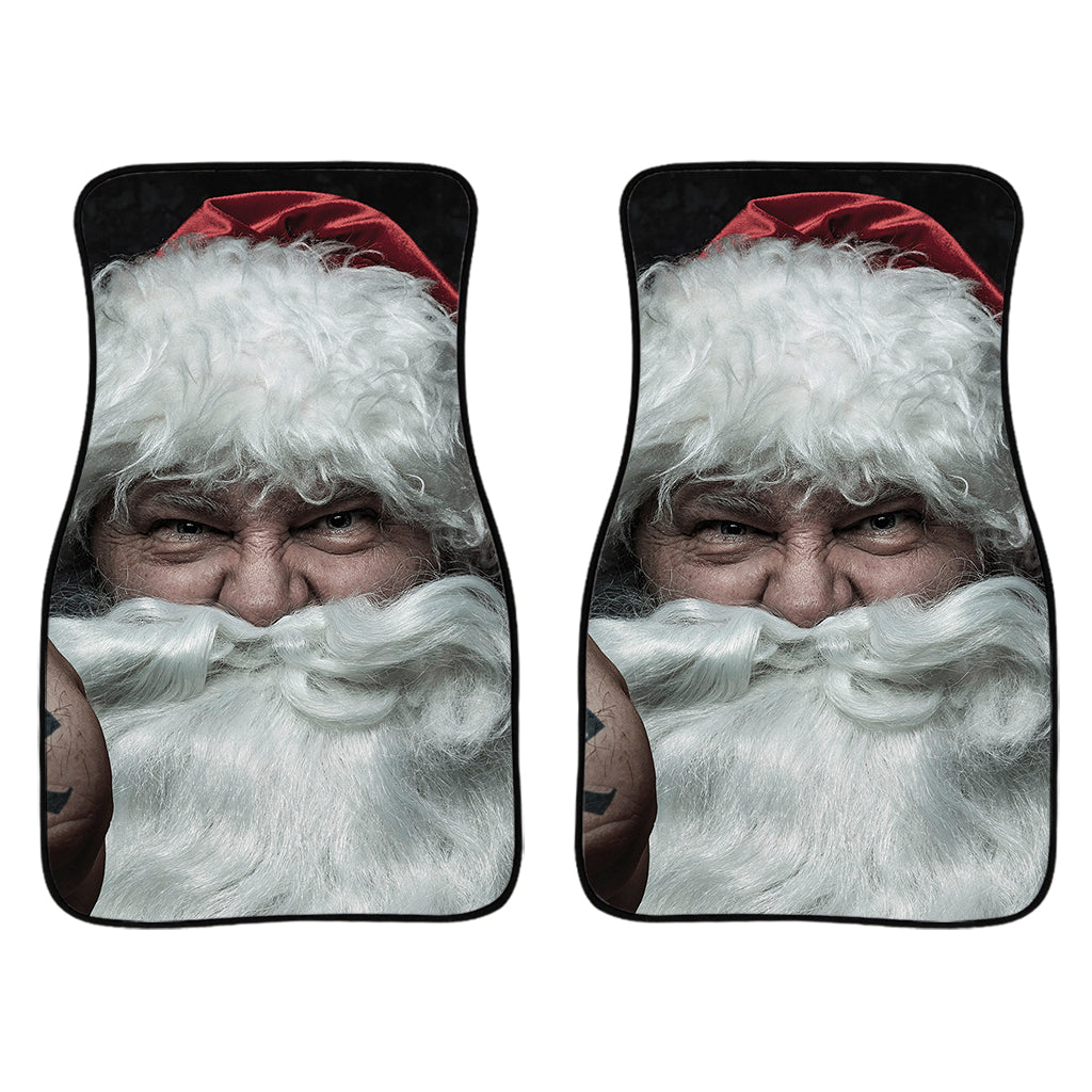 Love Xmas Santa Claus Print Front Car Floor Mats