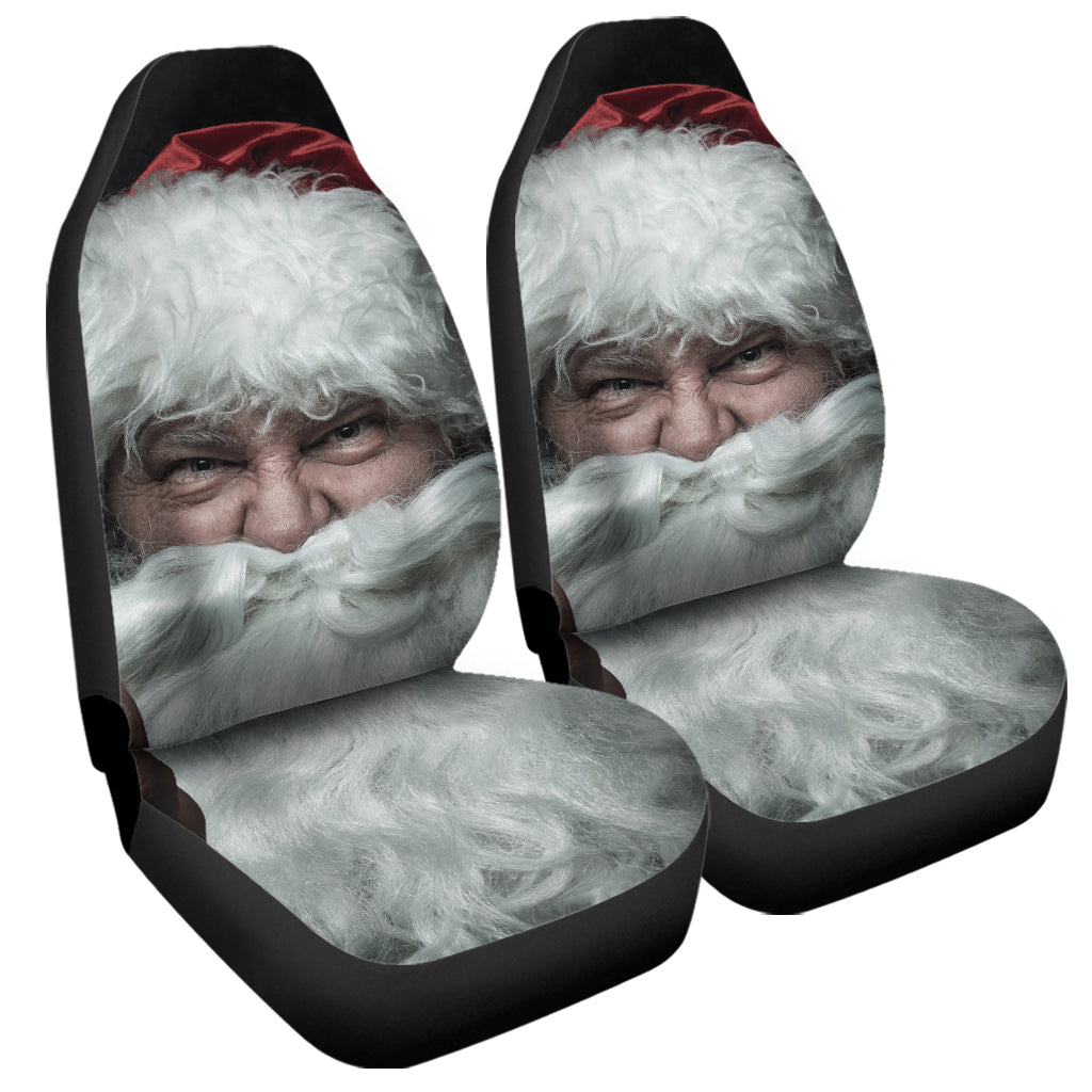 Love Xmas Santa Claus Print Universal Fit Car Seat Covers