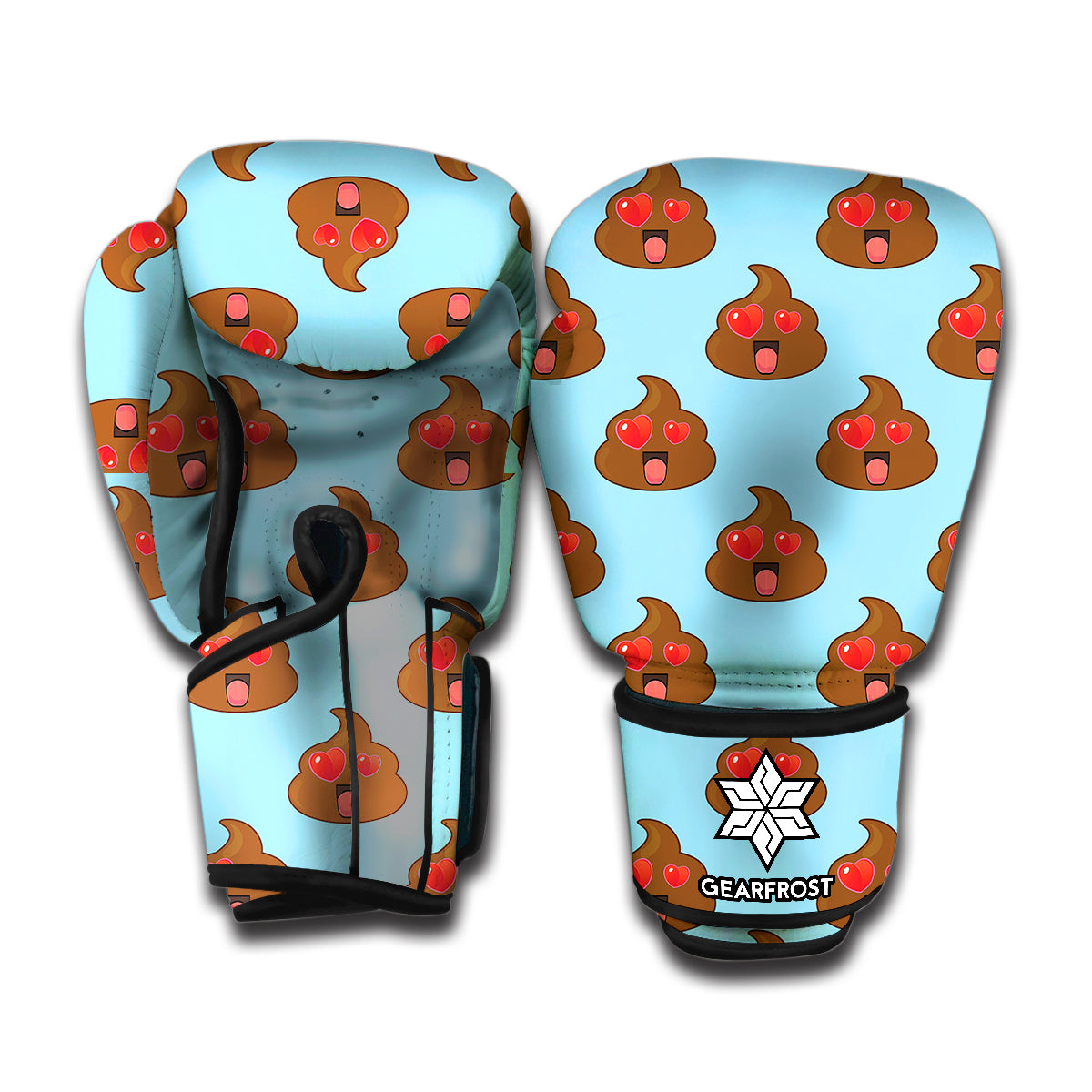 Lovely Poop Pattern Print Boxing Gloves