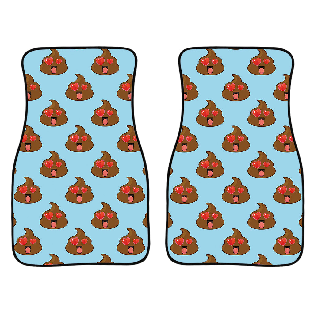 Lovely Poop Pattern Print Front Car Floor Mats