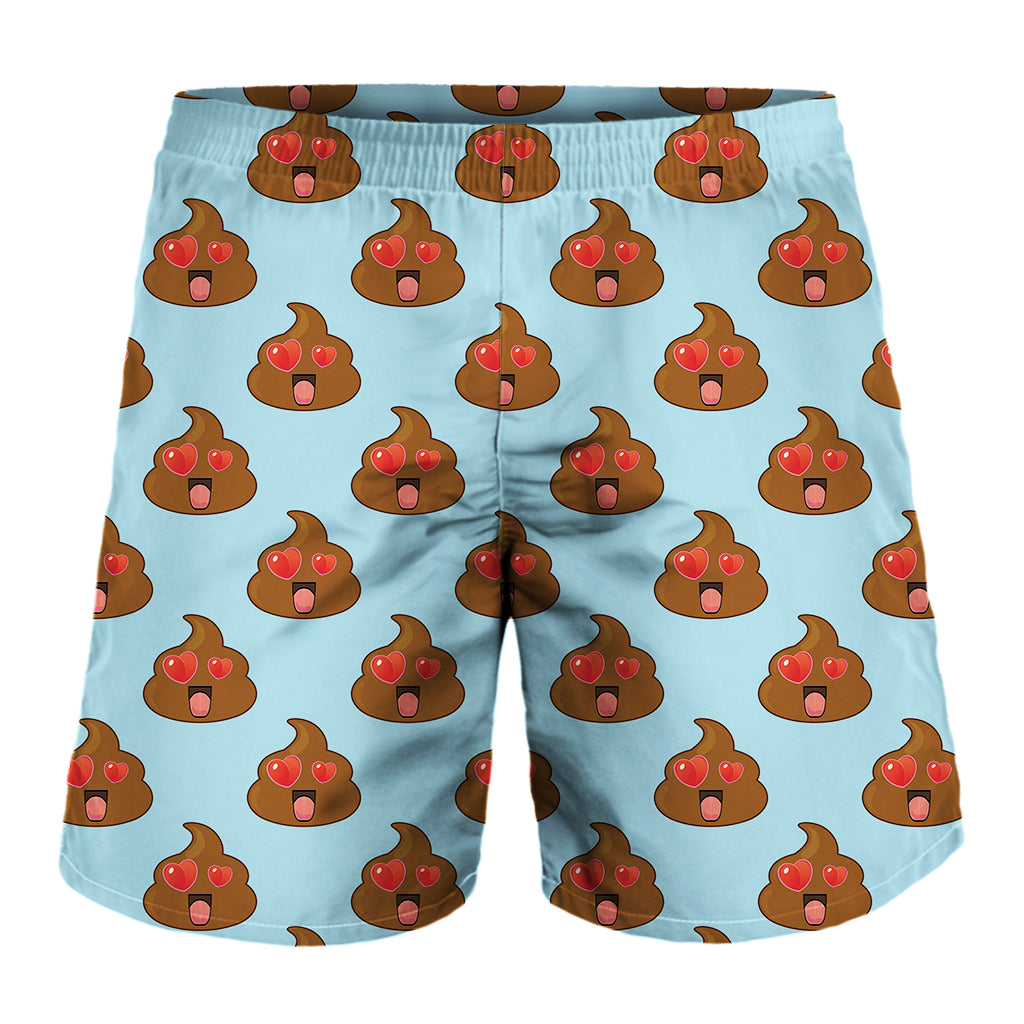 Lovely Poop Pattern Print Men's Shorts