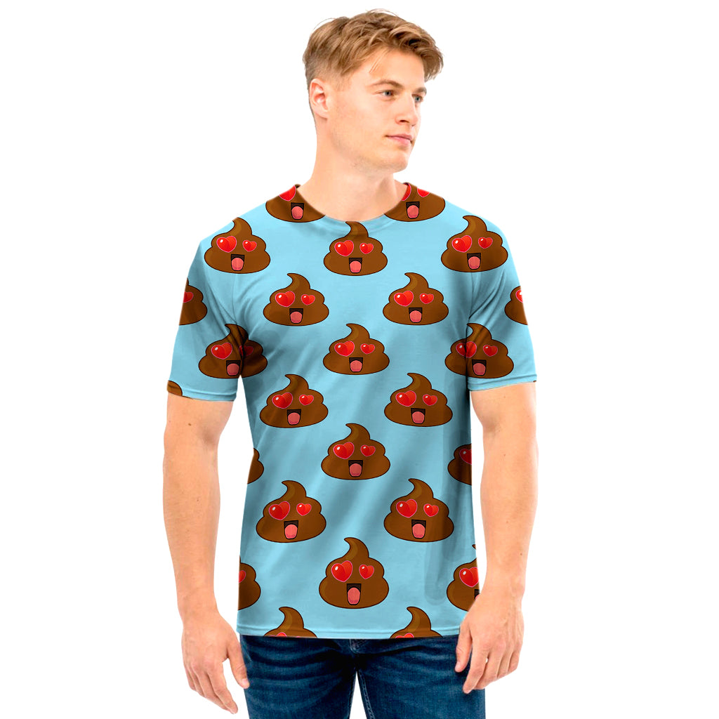 Lovely Poop Pattern Print Men's T-Shirt