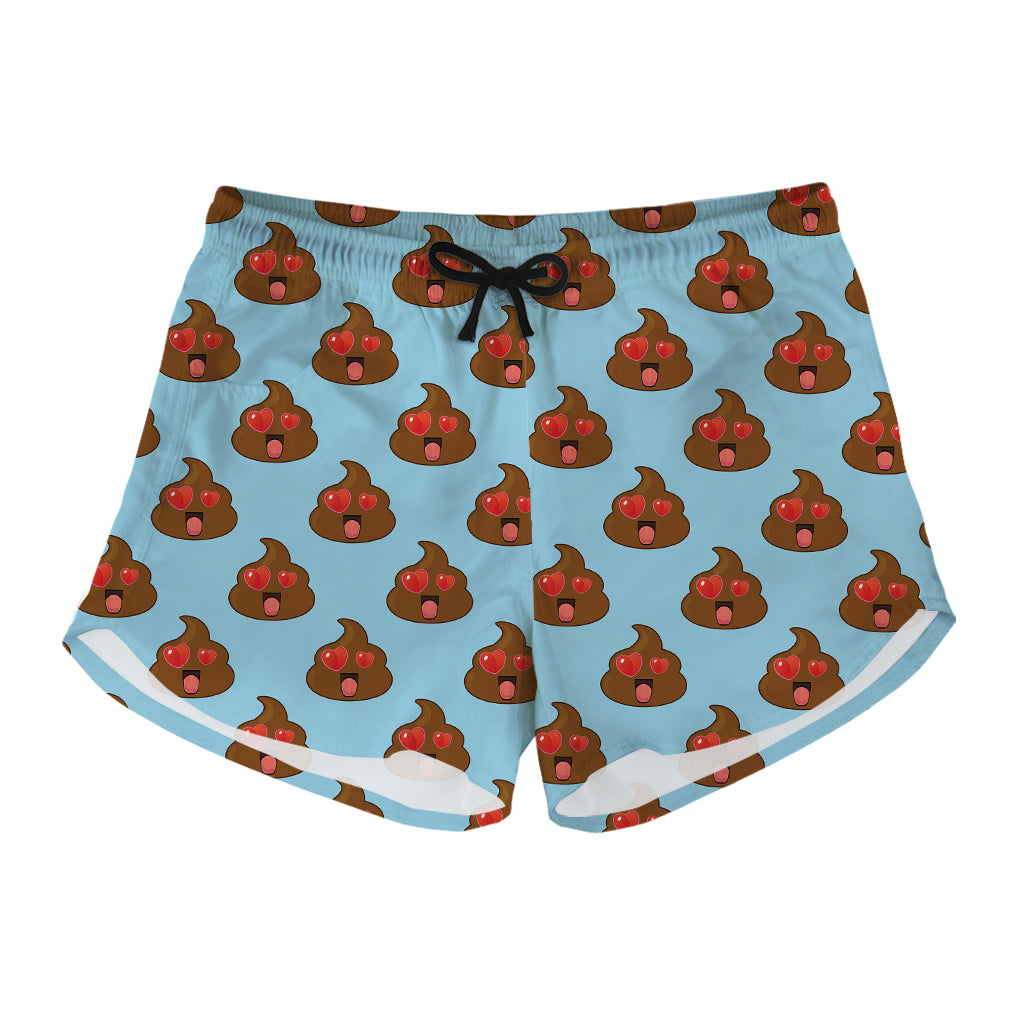 Lovely Poop Pattern Print Women's Shorts