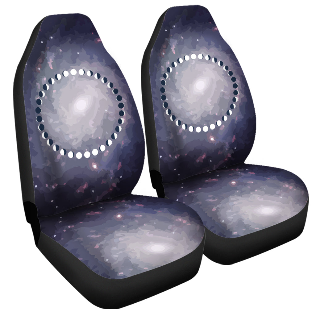 Lunar Phase Cycle Print Universal Fit Car Seat Covers