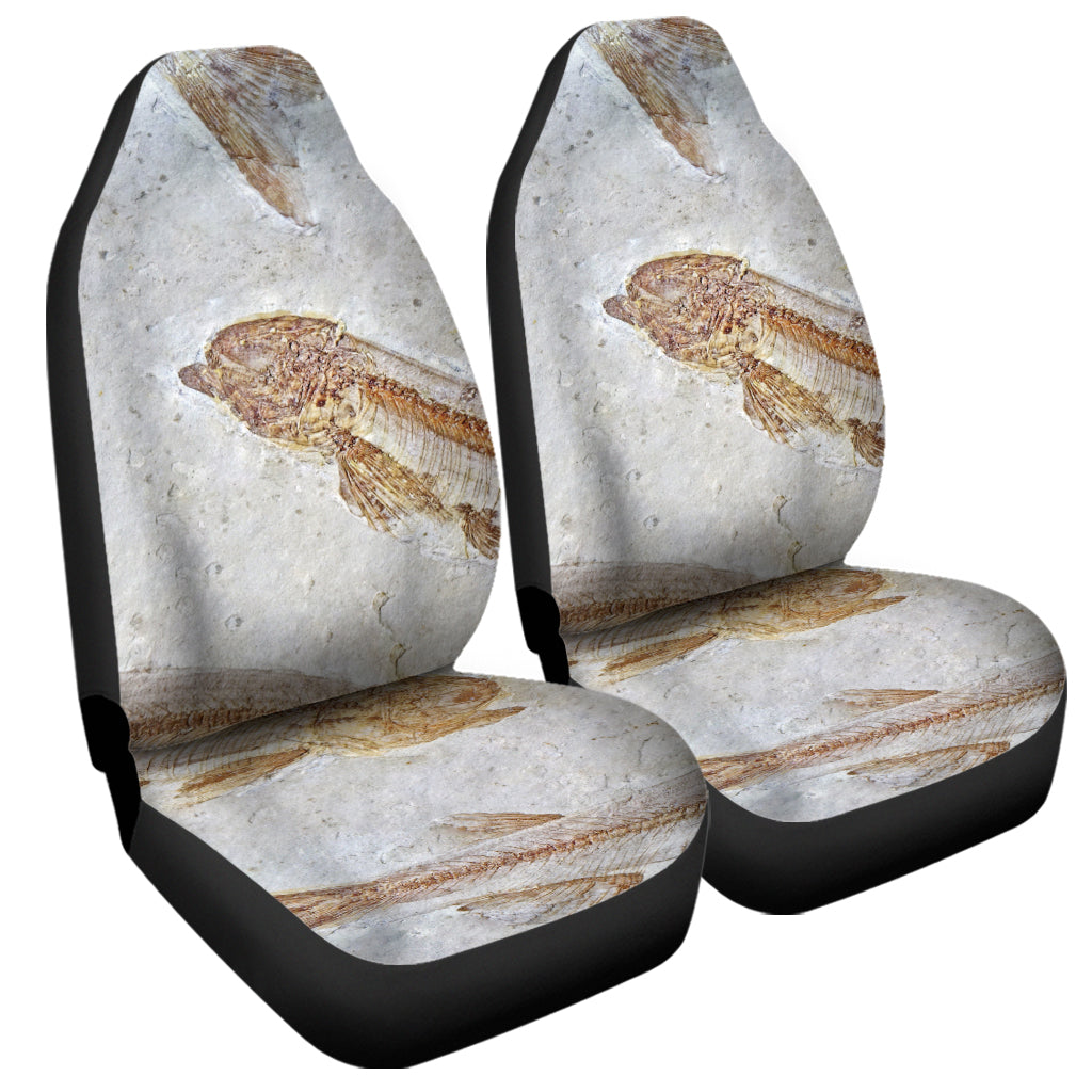 Lycoptera Fish Fossil Print Universal Fit Car Seat Covers