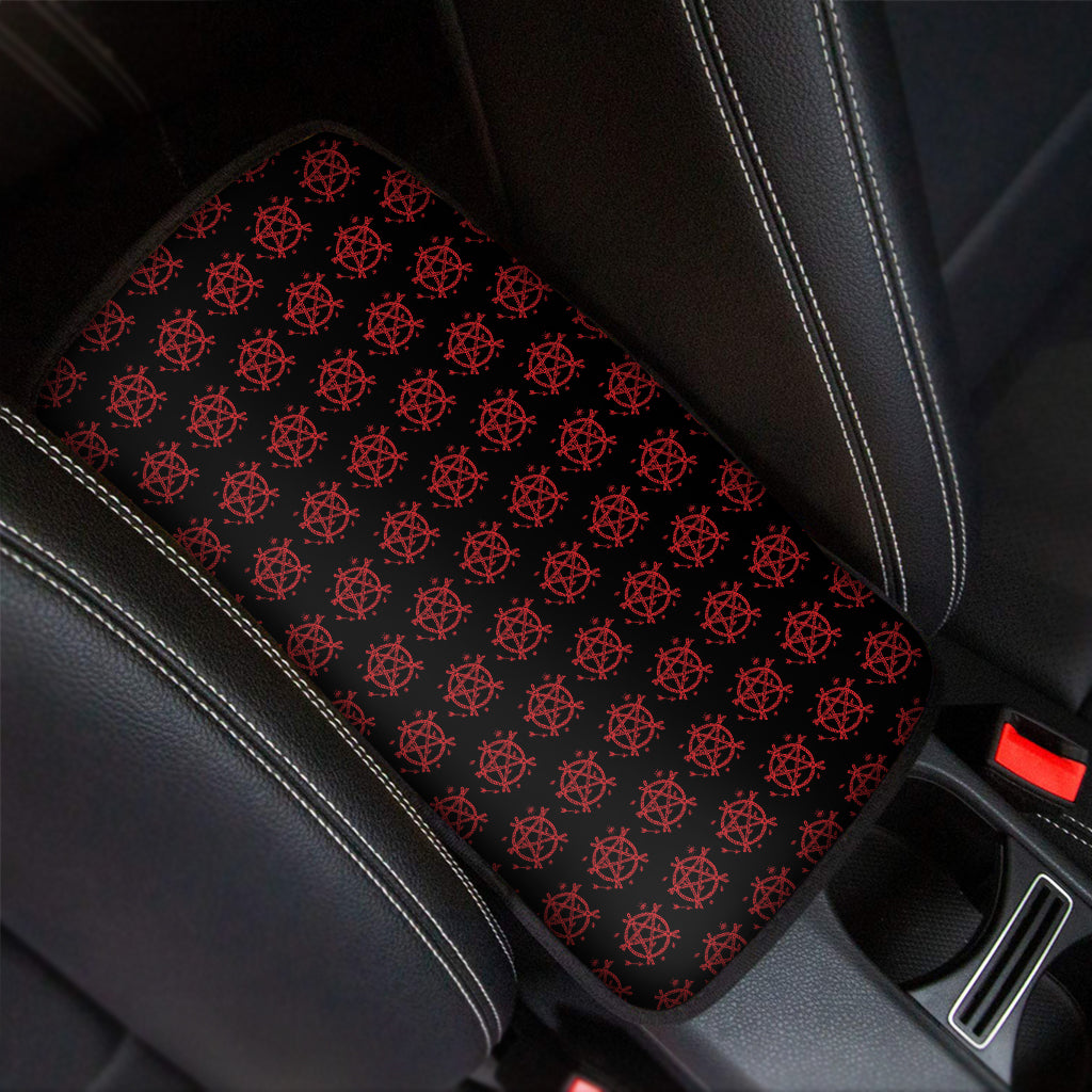 Magic Pentagram Pattern Print Car Center Console Cover