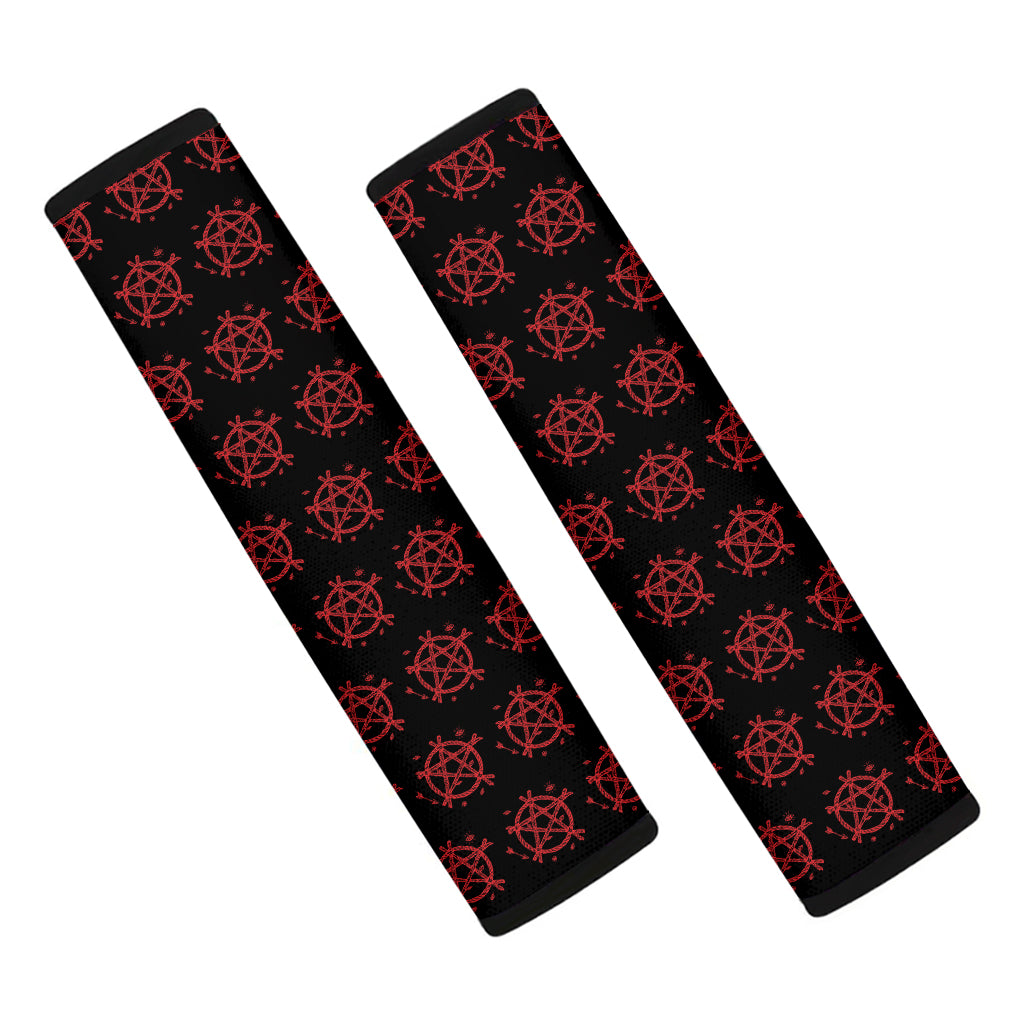 Magic Pentagram Pattern Print Car Seat Belt Covers