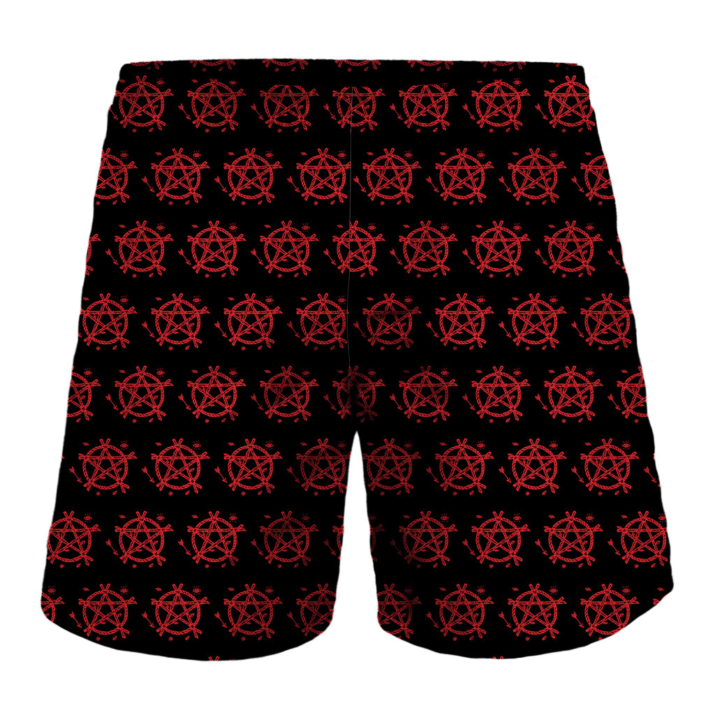 Magic Pentagram Pattern Print Men's Shorts