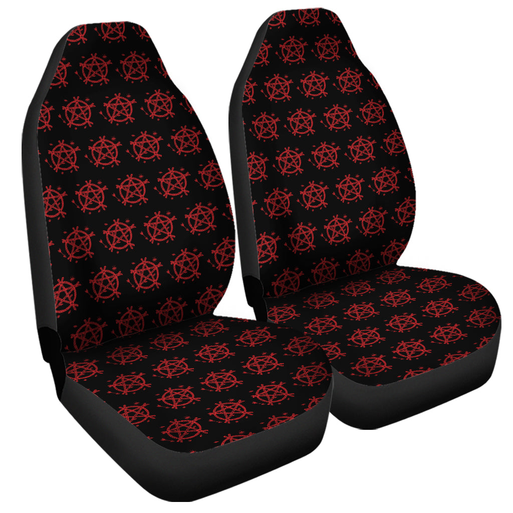 Magic Pentagram Pattern Print Universal Fit Car Seat Covers