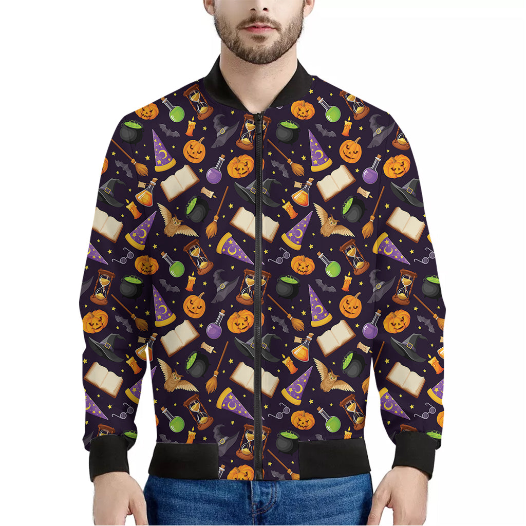 Magic Wizard Pattern Print Men's Bomber Jacket