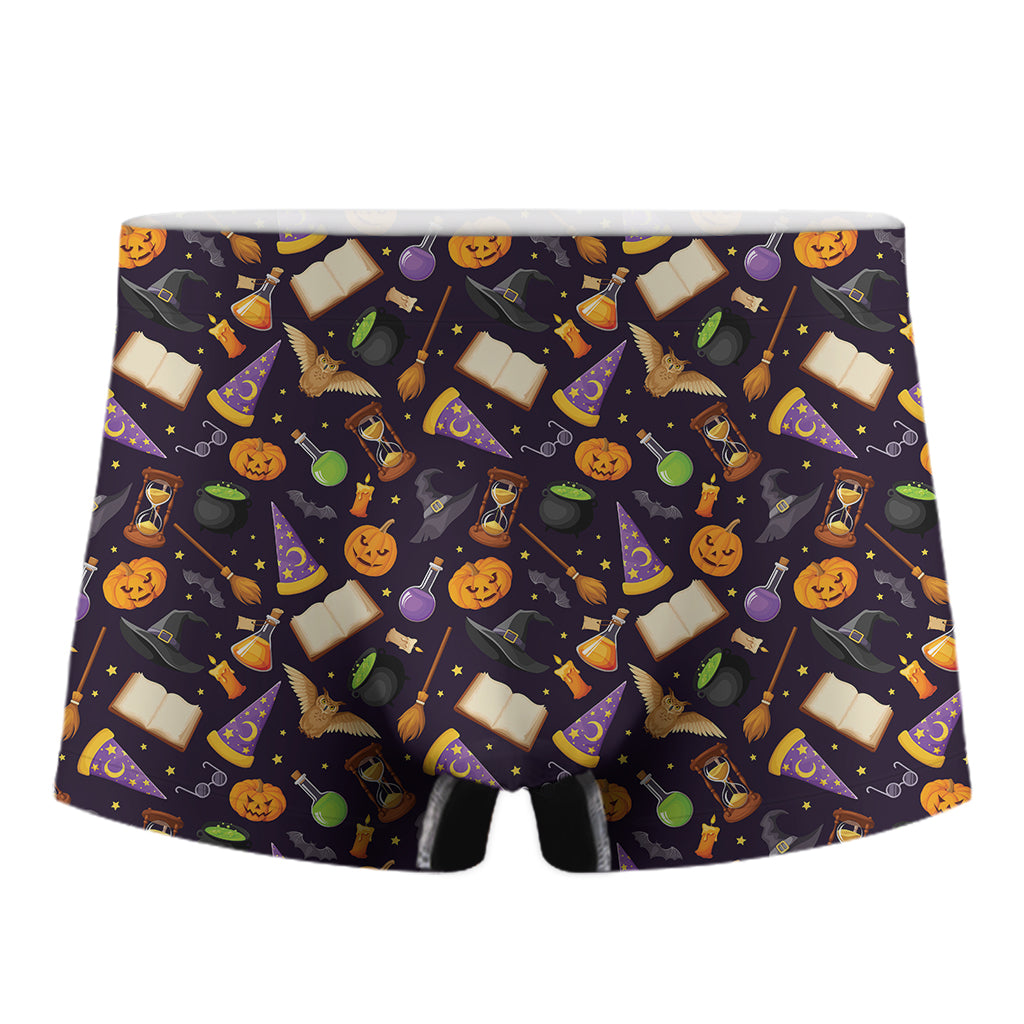 Magic Wizard Pattern Print Men's Boxer Briefs