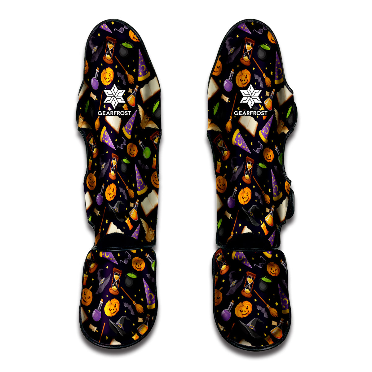 Magic Wizard Pattern Print Muay Thai Shin Guards