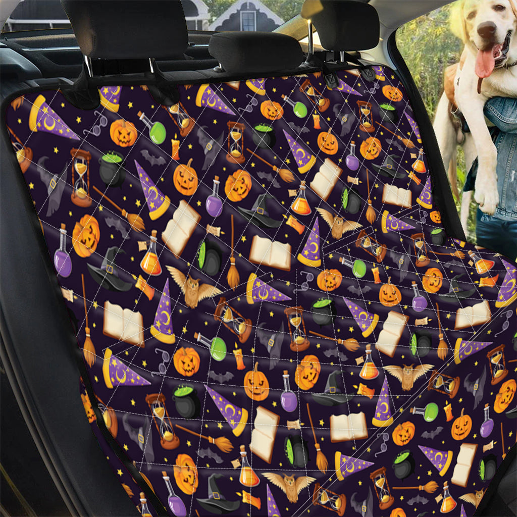 Magic Wizard Pattern Print Pet Car Back Seat Cover