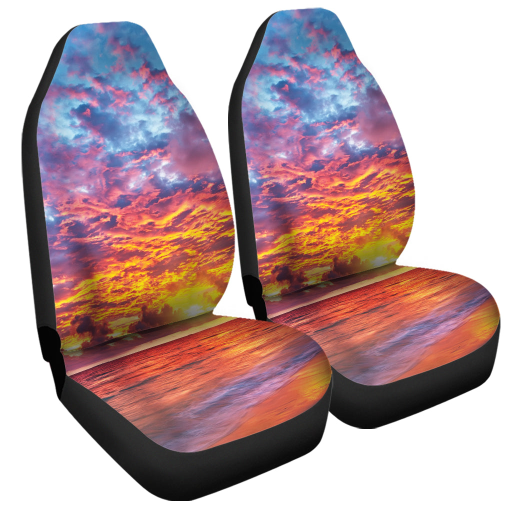 Maldives Sunset Print Universal Fit Car Seat Covers