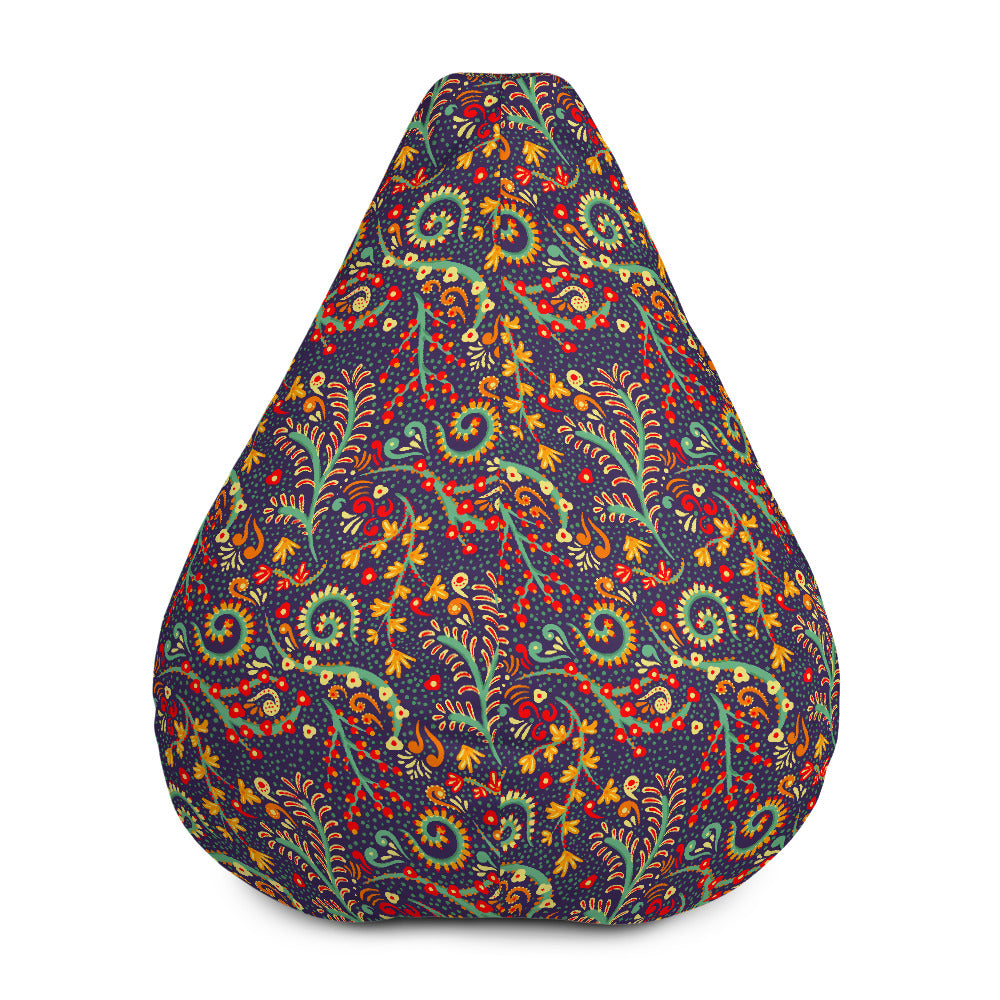 Mandala Floral Bohemian Pattern Print Bean Bag Cover