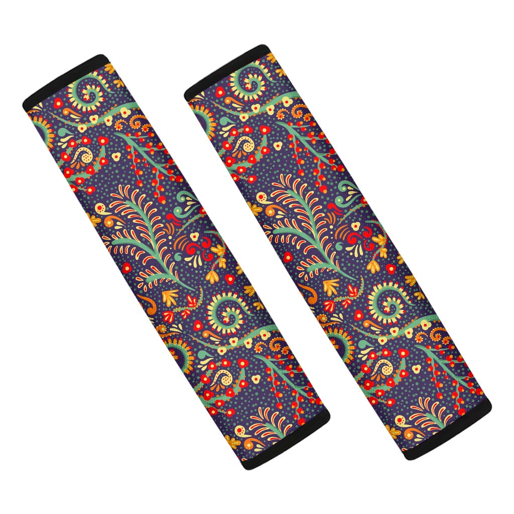 Mandala Floral Bohemian Pattern Print Car Seat Belt Covers