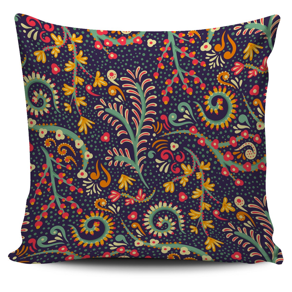 Mandala Floral Bohemian Pattern Print Pillow Cover