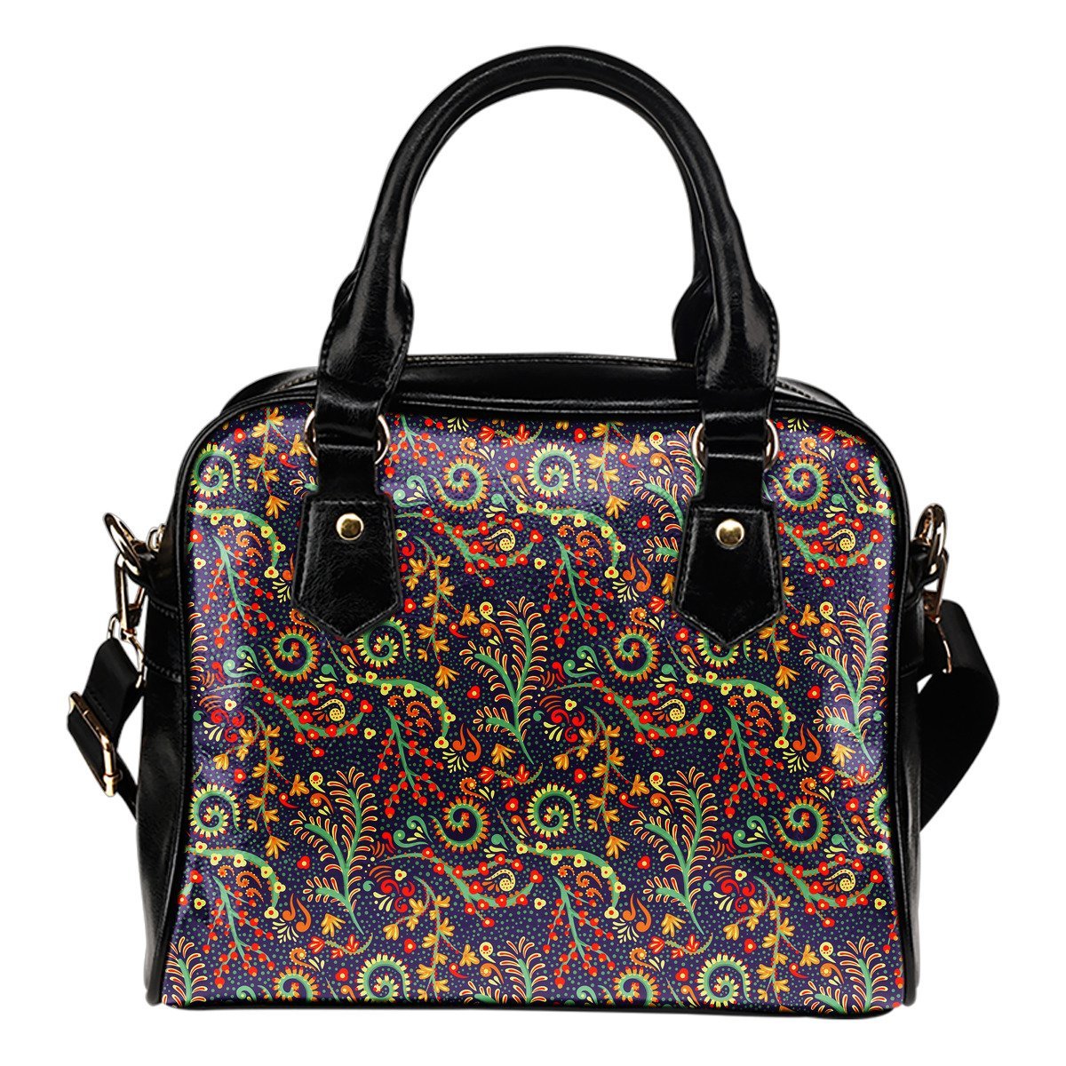 Mandala Floral Bohemian Pattern Print Shoulder Handbag