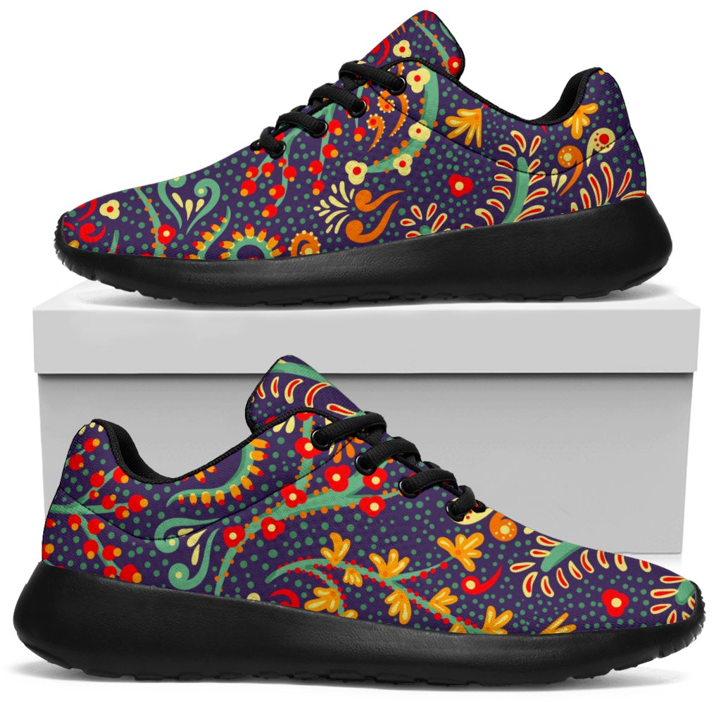 Mandala Floral Bohemian Pattern Print Sport Sneakers