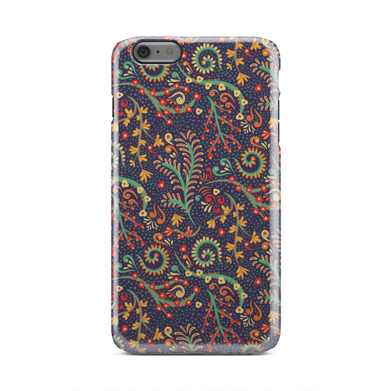 Mandala Floral Bohemian Pattern Print Tough Phone Case