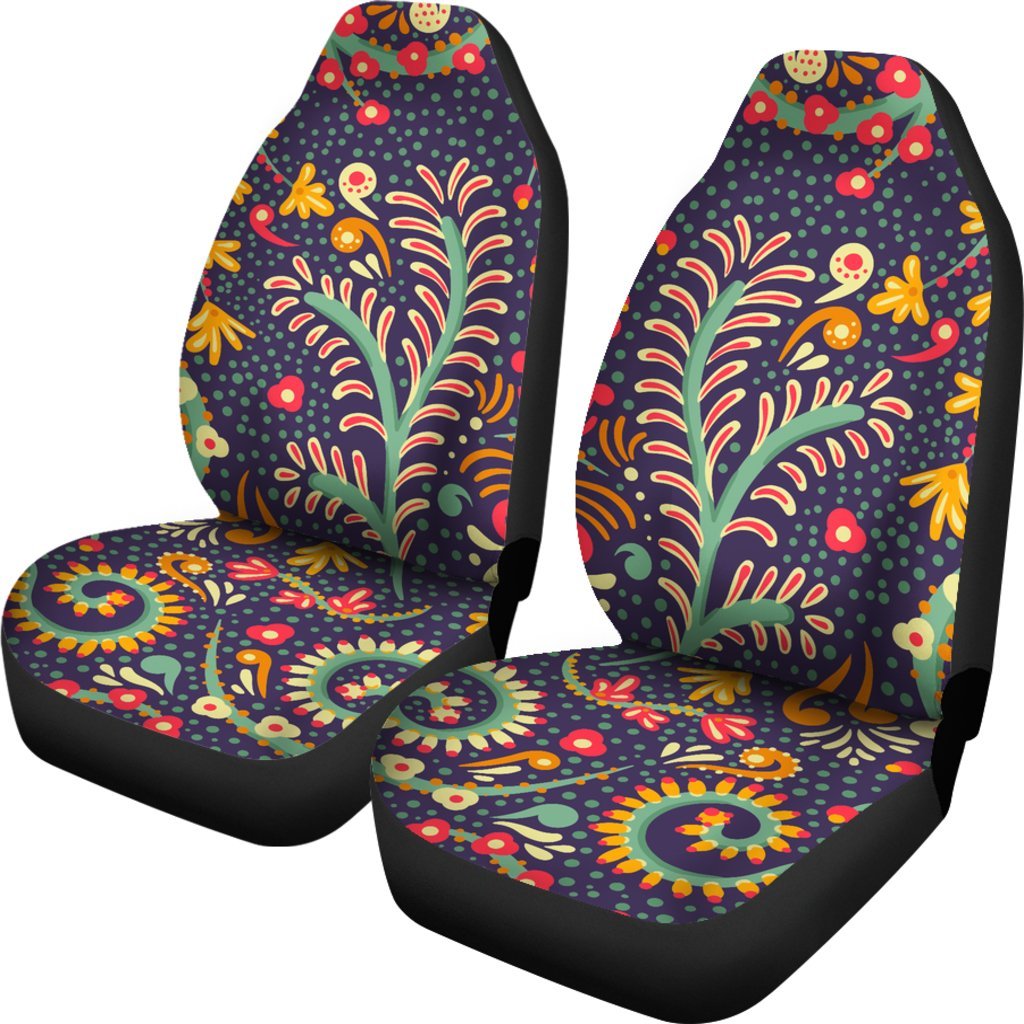 Mandala Floral Bohemian Pattern Print Universal Fit Car Seat Covers