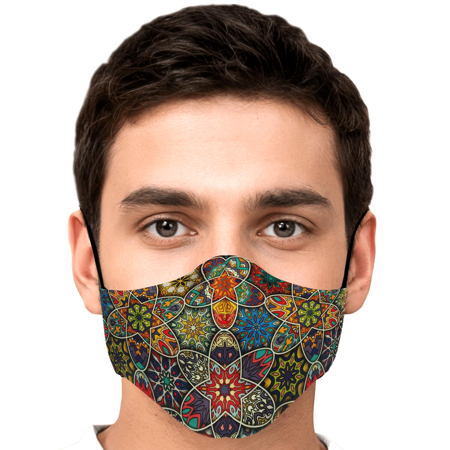 Mandala Star Bohemian Pattern Print Face Mask