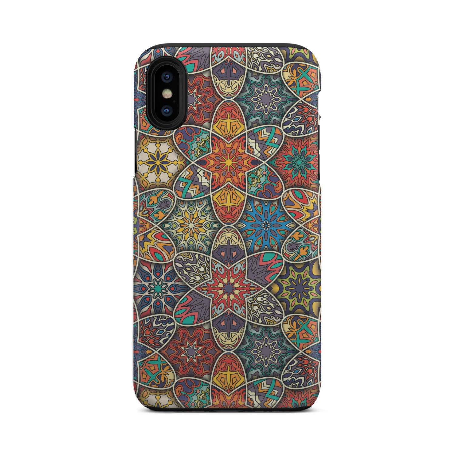 Mandala Star Bohemian Pattern Print Tough Phone Case