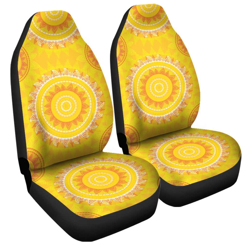 Mandala Sun Print Universal Fit Car Seat Covers