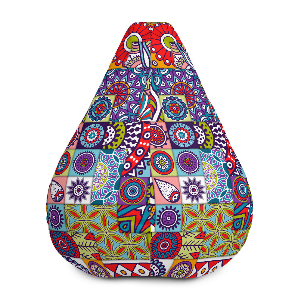 Mandala Tile Bohemian Pattern Print Bean Bag Cover