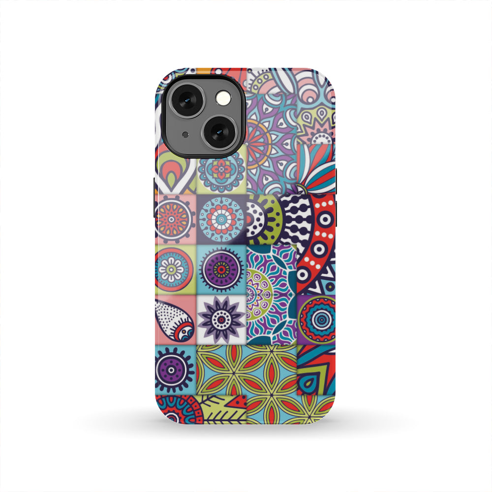 Mandala Tile Bohemian Pattern Print Tough Phone Case