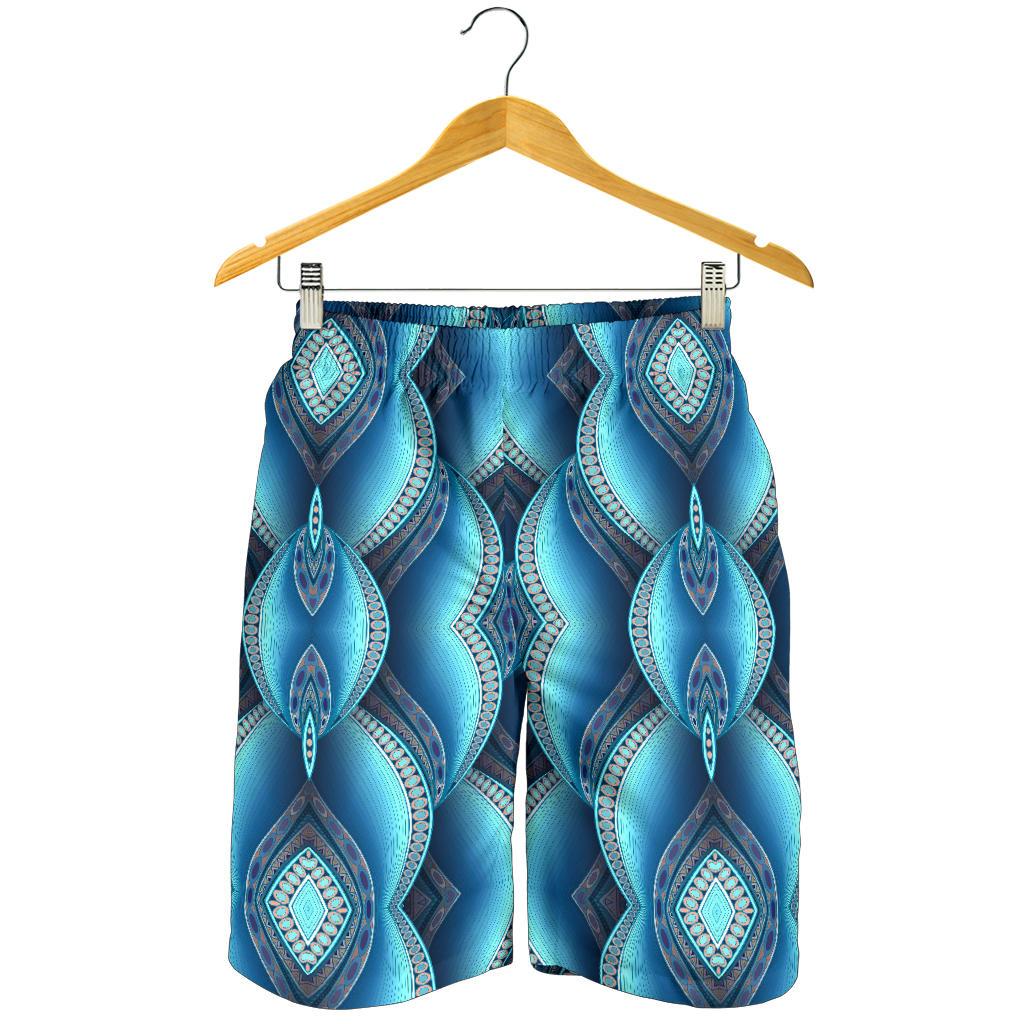 Mandala Waves Bohemian Pattern Print Men's Shorts