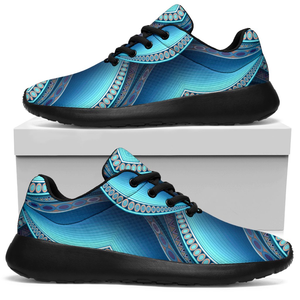 Mandala Waves Bohemian Pattern Print Sport Sneakers