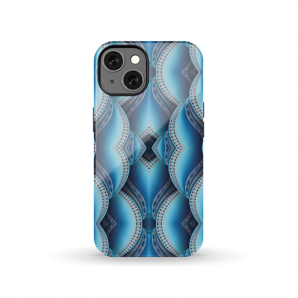 Mandala Waves Bohemian Pattern Print Tough Phone Case