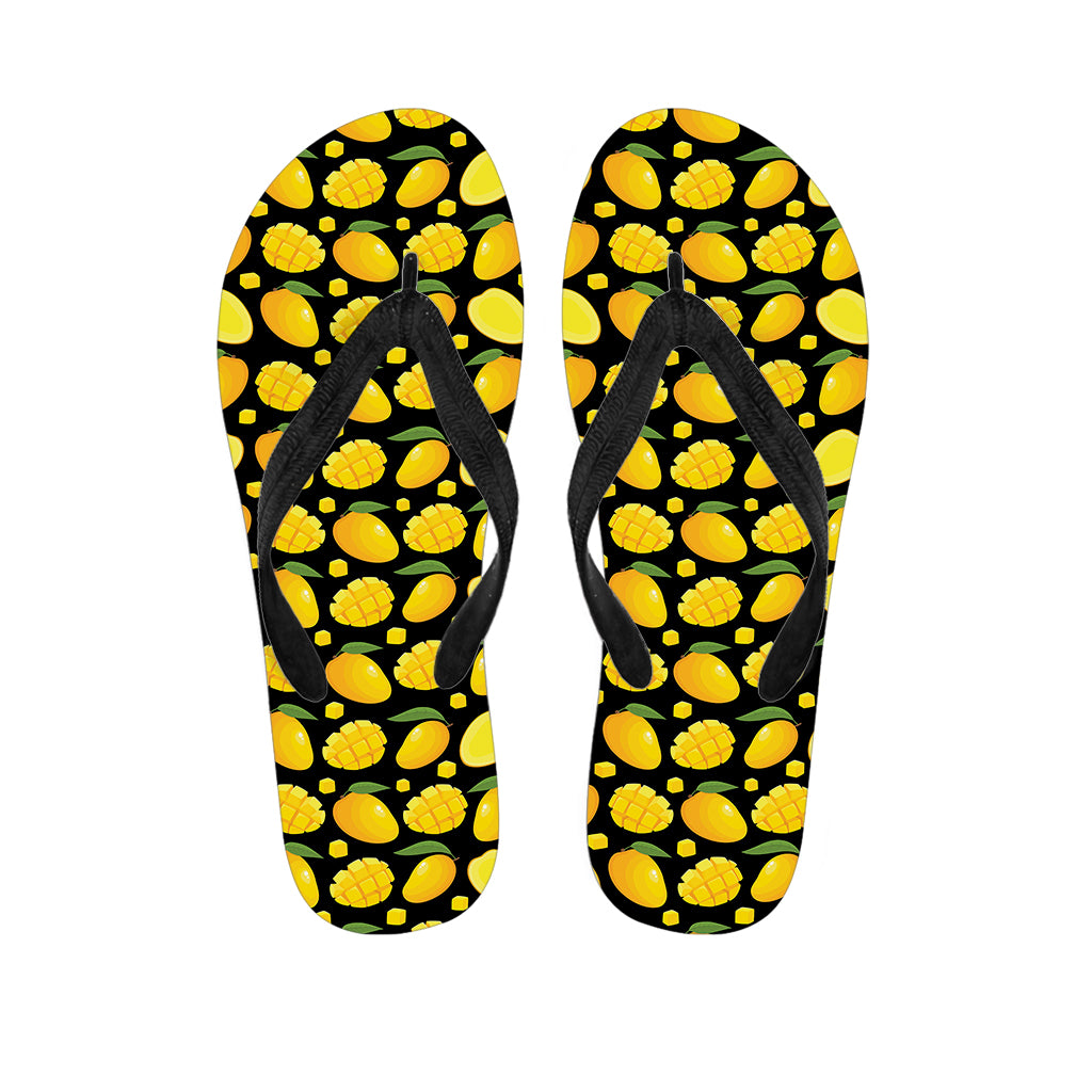 Mango Pattern Print Flip Flops