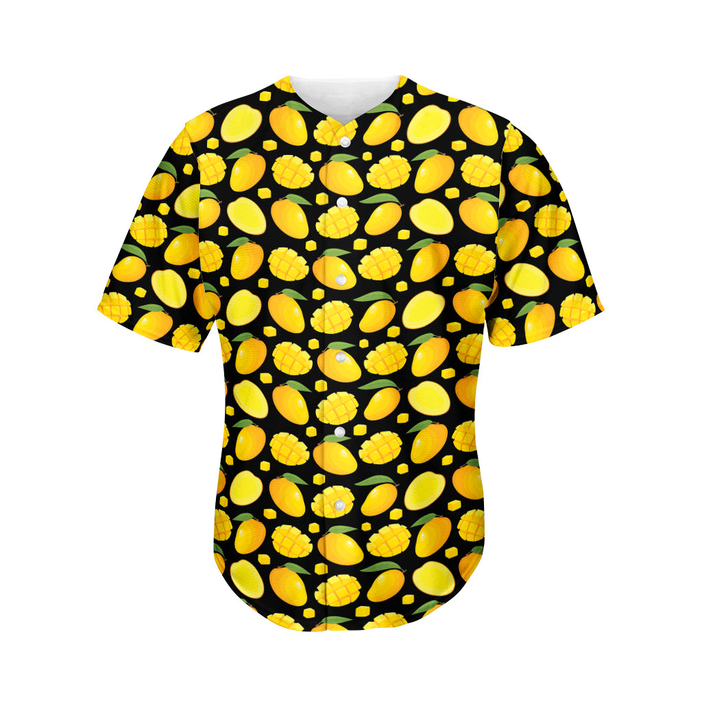 Mango Pattern Print Men's Baseball Jersey