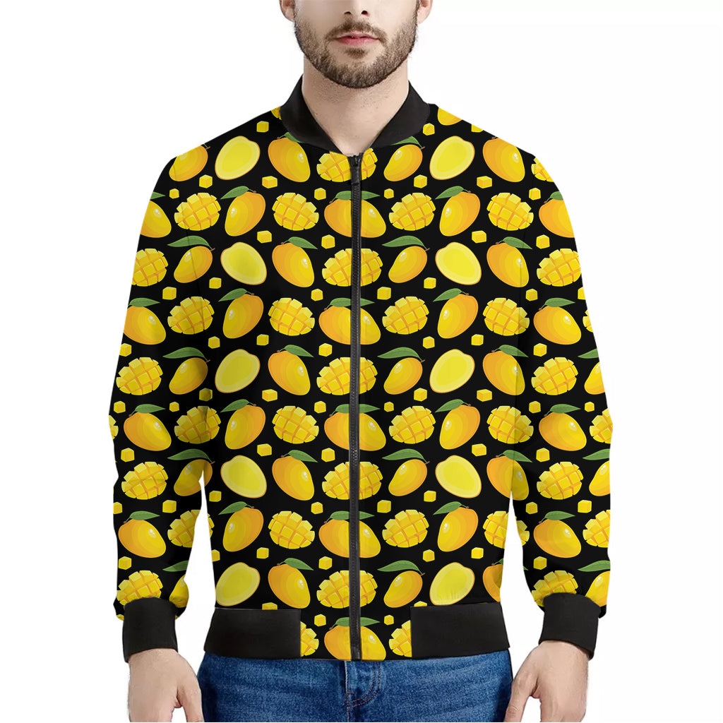 Mango Pattern Print Men's Bomber Jacket