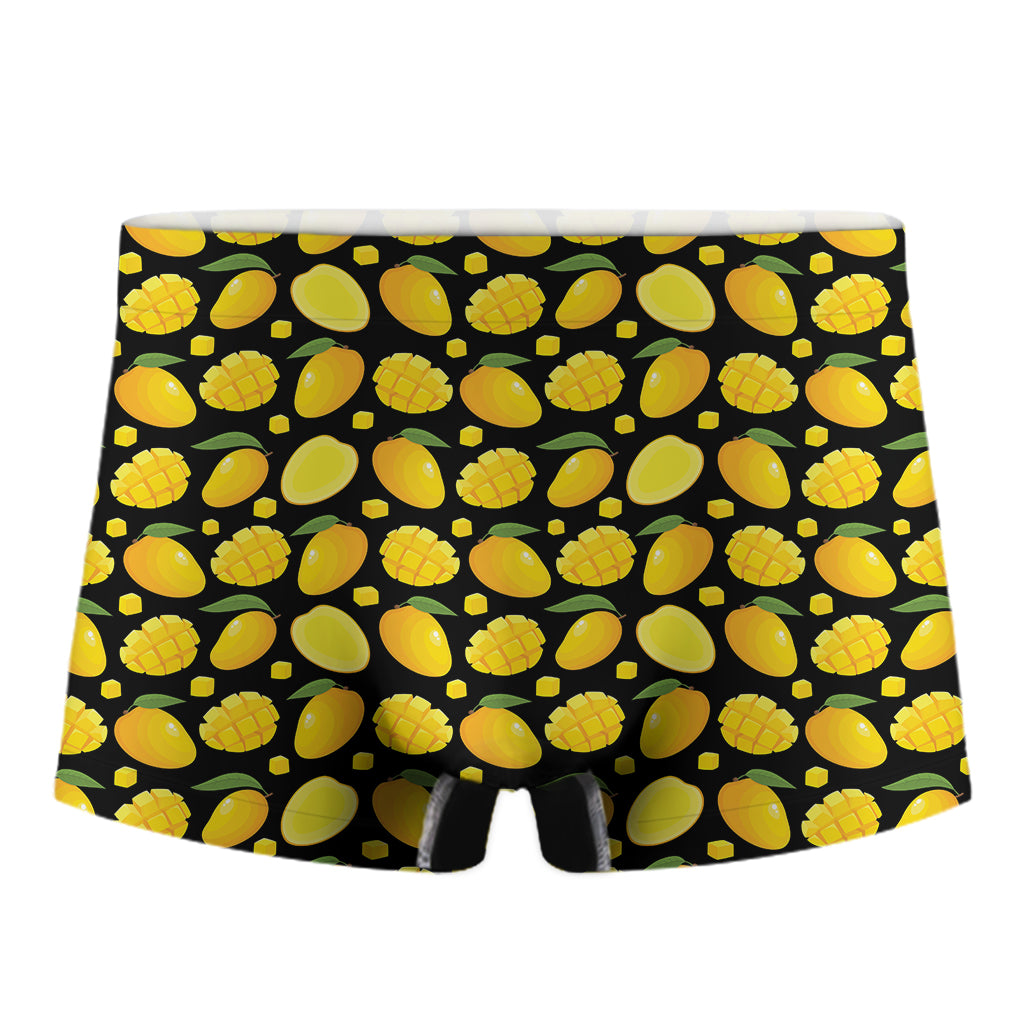 Mango Pattern Print Men's Boxer Briefs