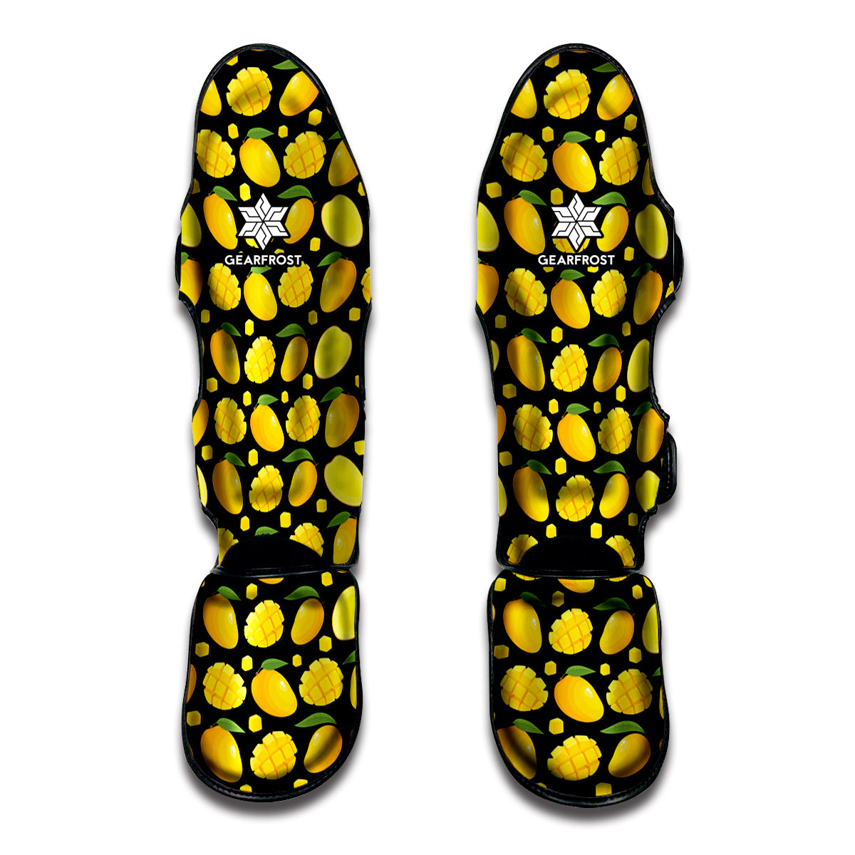 Mango Pattern Print Muay Thai Shin Guards