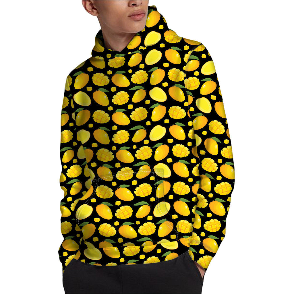 Mango Pattern Print Pullover Hoodie