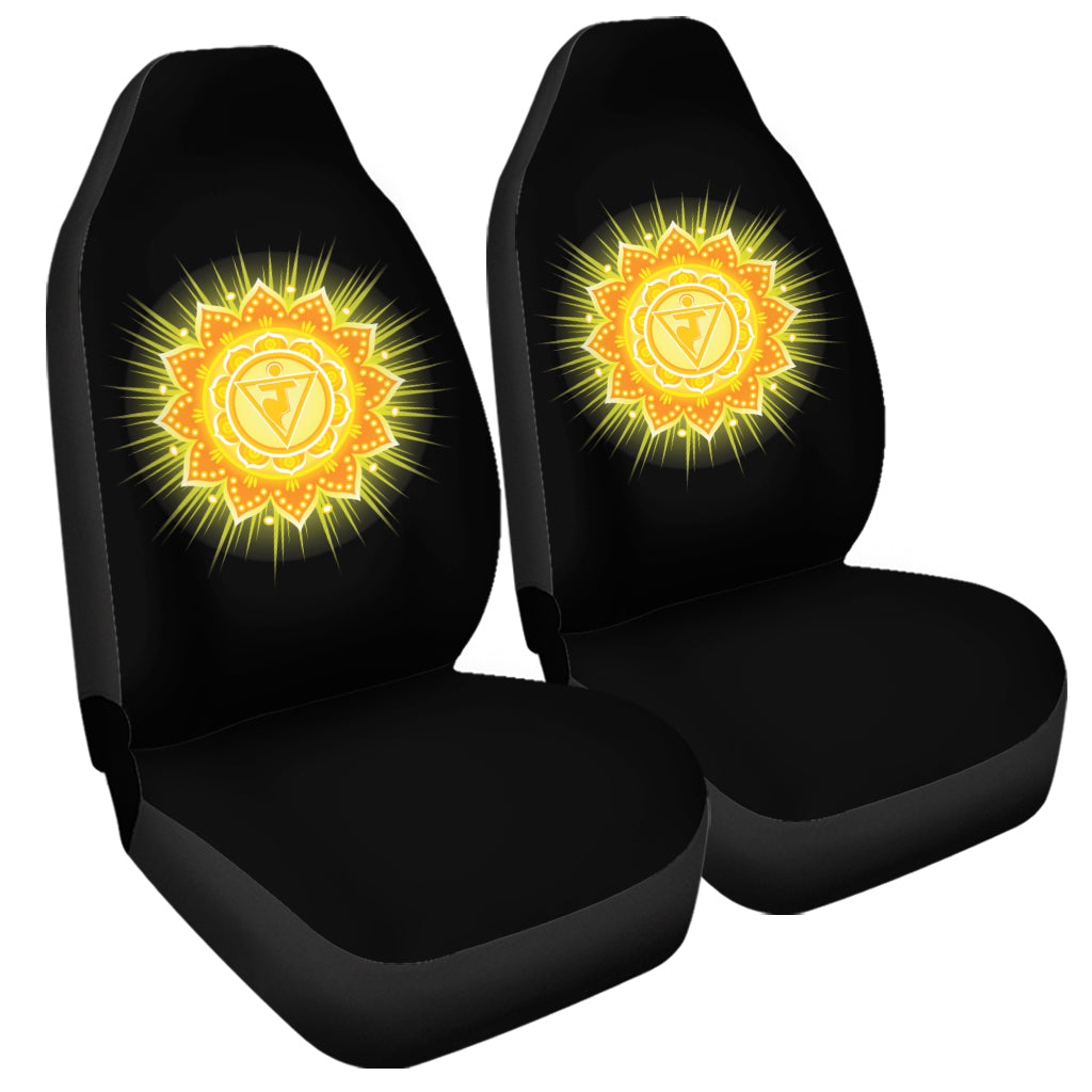 Manipura Chakra Mandala Print Universal Fit Car Seat Covers