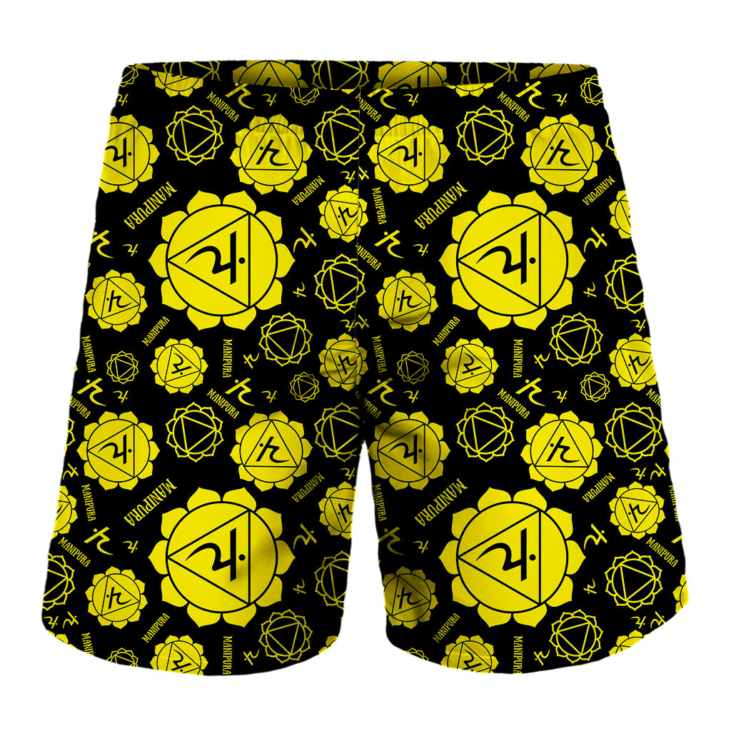 Manipura Chakra Pattern Print Men's Shorts