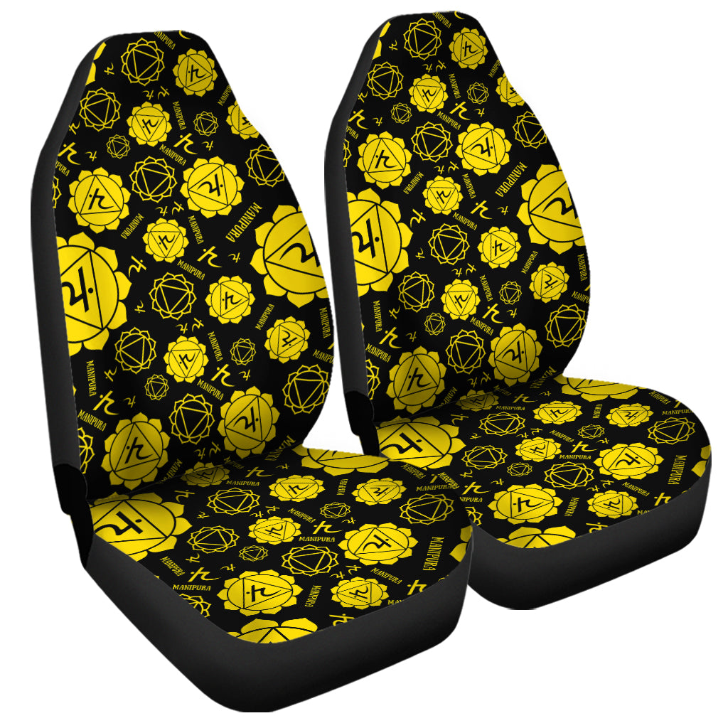 Manipura Chakra Pattern Print Universal Fit Car Seat Covers