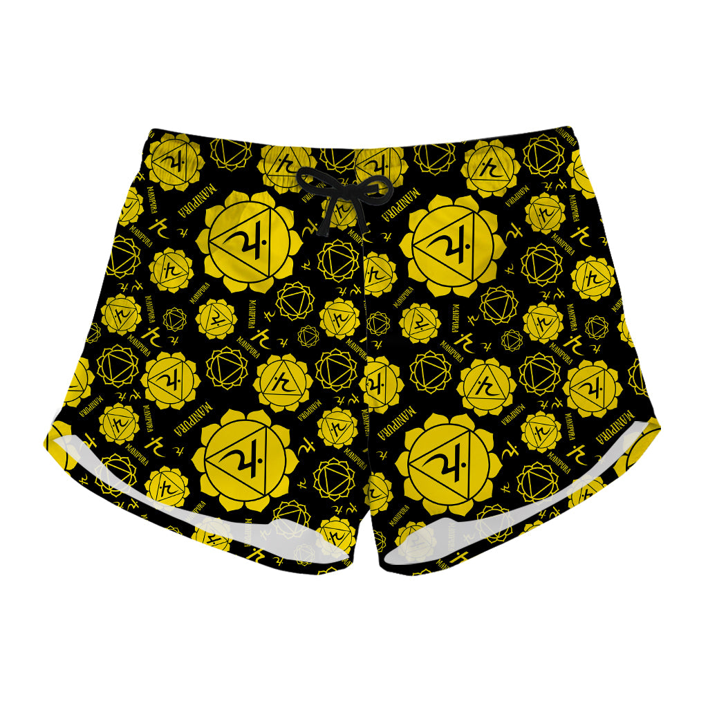 Manipura Chakra Pattern Print Women's Shorts