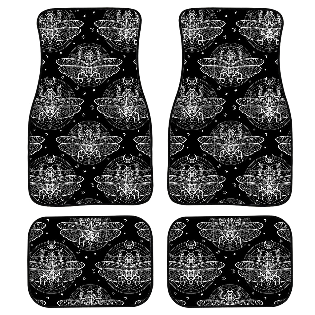 Mantis Spirit Animal Pattern Print Front and Back Car Floor Mats