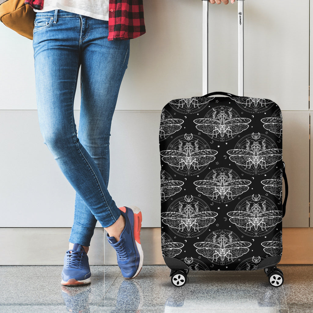 Mantis Spirit Animal Pattern Print Luggage Cover