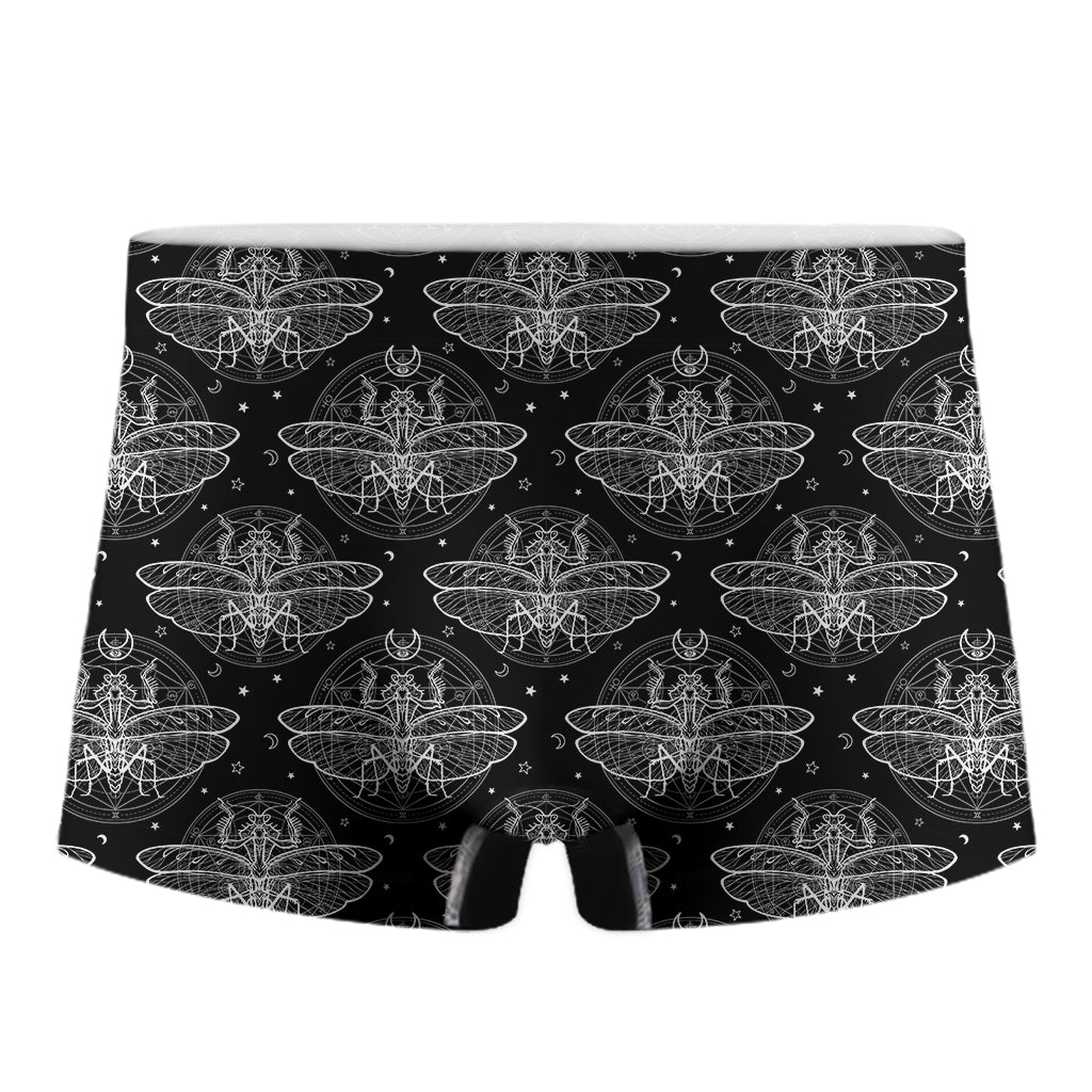 Mantis Spirit Animal Pattern Print Men's Boxer Briefs