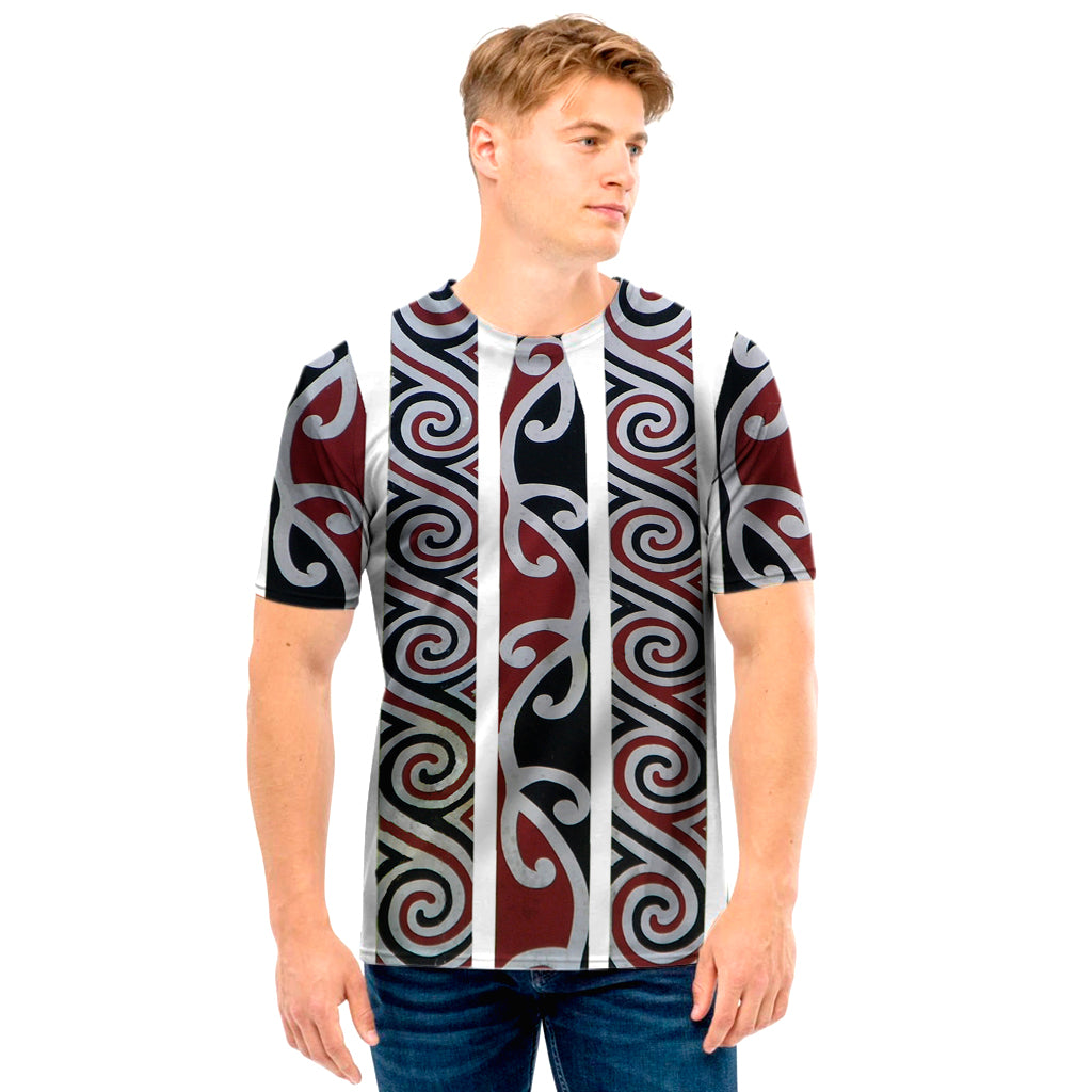 Maori Fence Print Men's T-Shirt