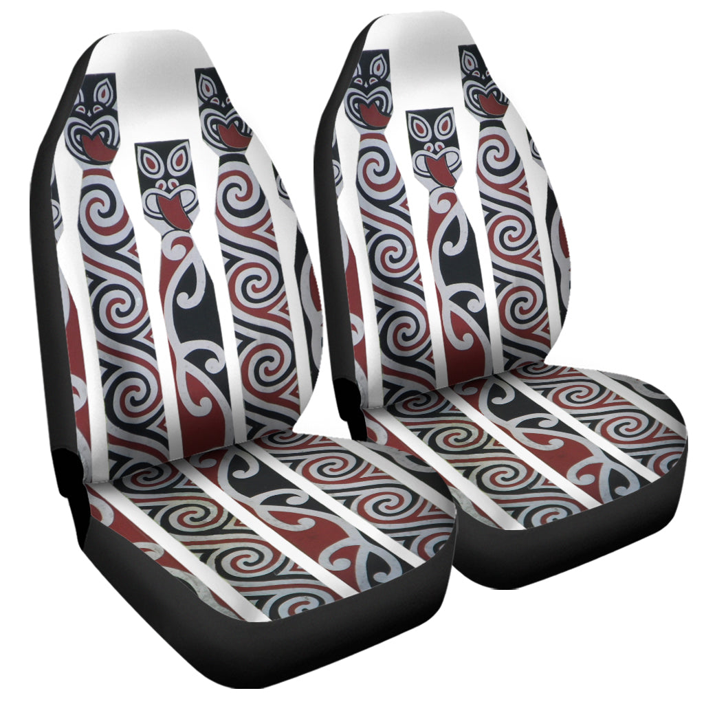 Maori Fence Print Universal Fit Car Seat Covers