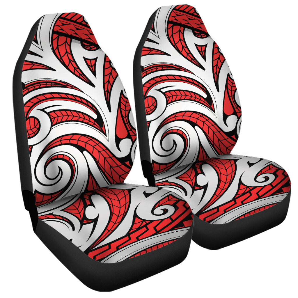 Maori Kowhaiwhai Tribal Polynesian Print Universal Fit Car Seat Covers