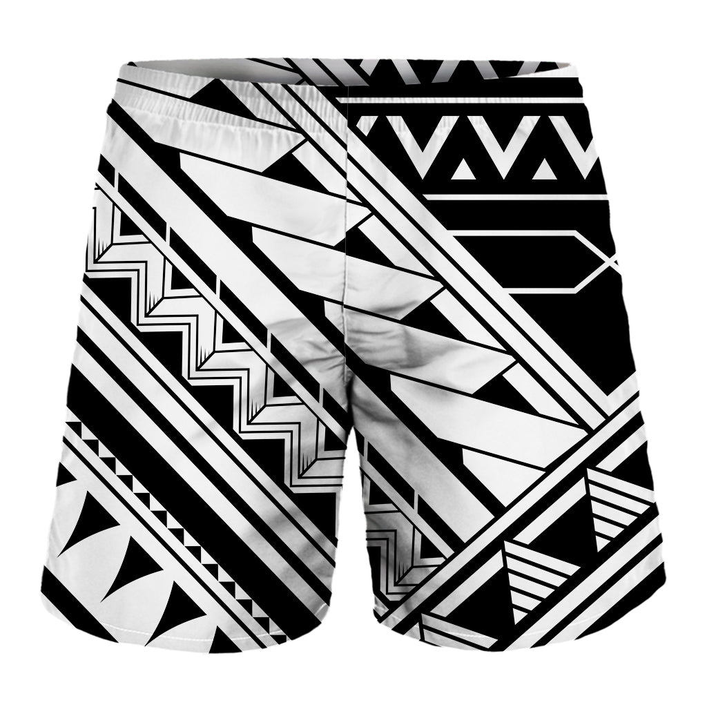 Maori Polynesian Tattoo Pattern Print Men's Shorts